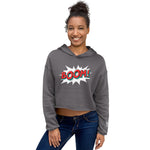 Load image into Gallery viewer, BOOM! Awesomeness Women&#39;s Crop Top Hoodie
