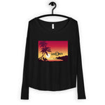 Load image into Gallery viewer, Boom Bros Beach Logo Fashion Ladies&#39; Long Sleeve Tee
