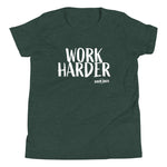 Load image into Gallery viewer, Work Harder Youth Short Sleeve T-Shirt
