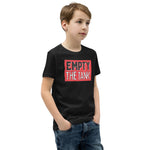 Load image into Gallery viewer, EMPTY THE TANK! Boom Bros Youth Short Sleeve T-Shirt
