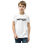 Load image into Gallery viewer, Let&#39;s GO! Boom Bros White Short Sleeve T-Shirt
