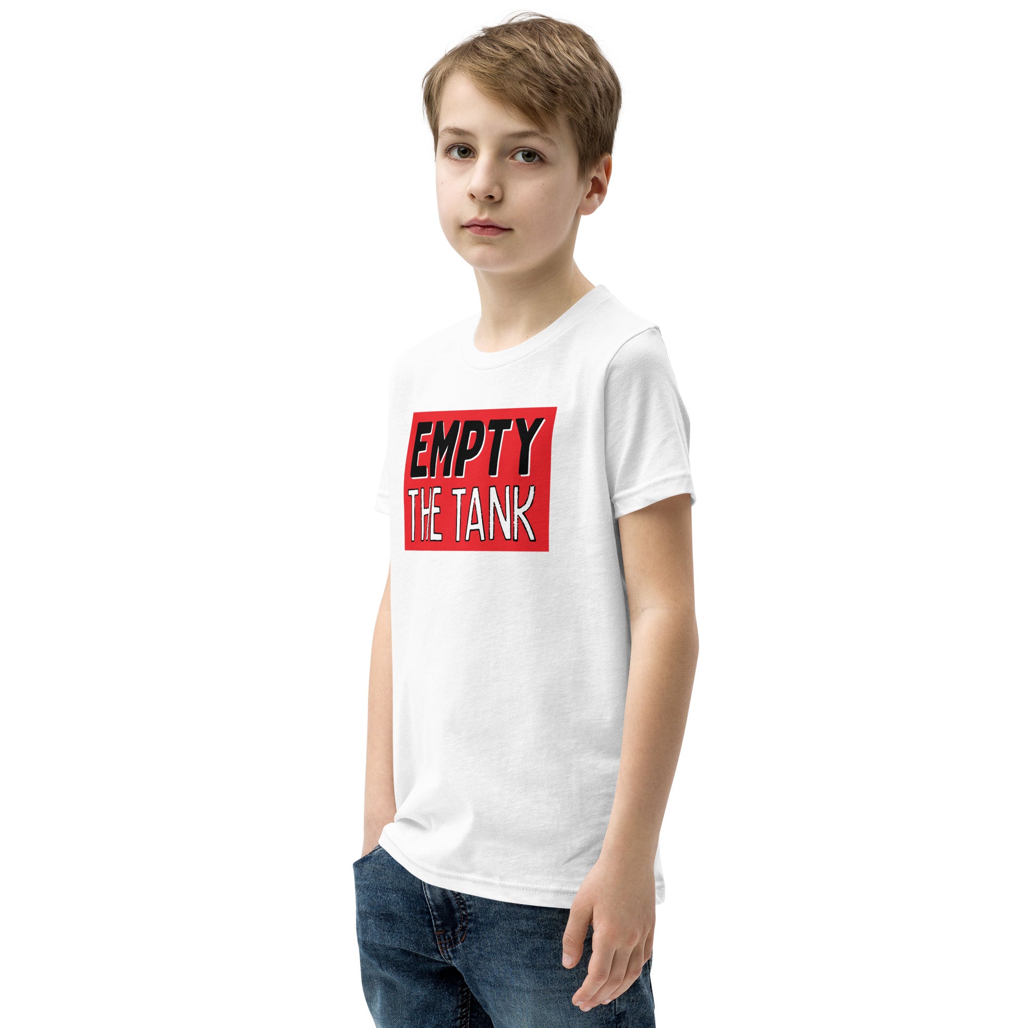 EMPTY THE TANK! Boom Bros Youth Short Sleeve T-Shirt